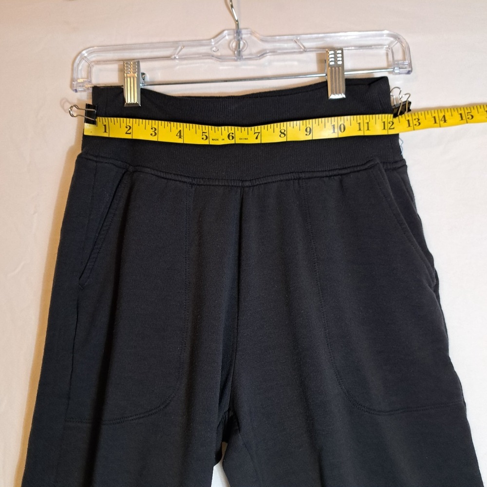 Athleta Women's Black Joggers Size XSMALL High Rise pockets - Picture 6 of 9